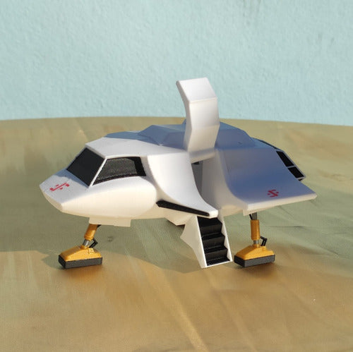 3D Printed V Skyfighter Spaceship - 35th Anniversary Edition 1
