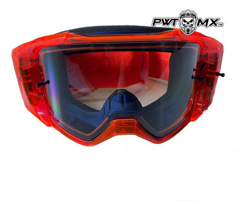 Fox Racing Antiparra Vue Mach One - Naranja Fluo 2