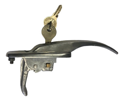 Fiat 600 Exterior Door Handle with Cylinder and 2 Keys 1