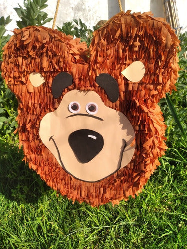 Mía Creaciones Piñata Masha Y El Oso Cumpleaños Infantil 3