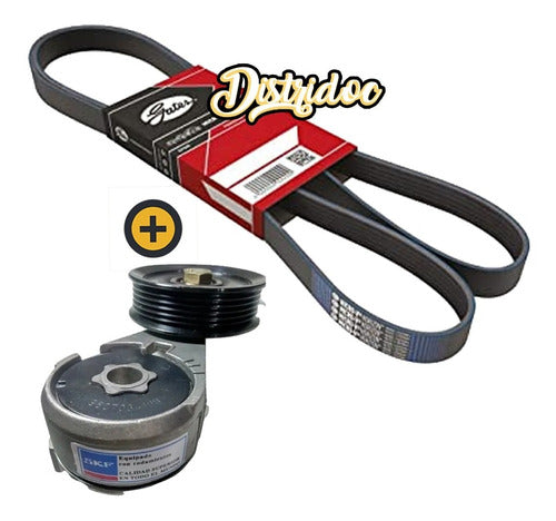 Kit Tensor Skf+ Correa Gates Mwm Poliv F100 Silverado  6cil 1