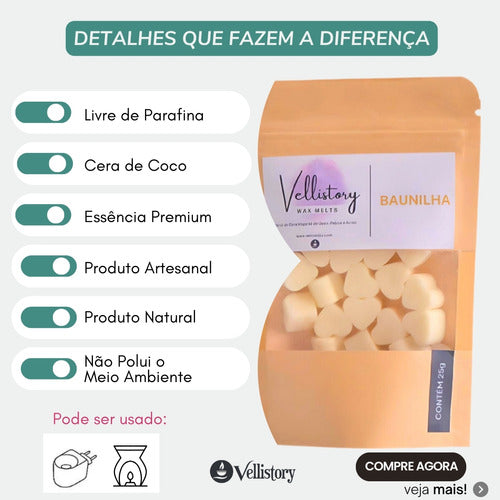 Rechaud De Cerâmica + Wax Melts Incluso 2 Vela Rechaud 6