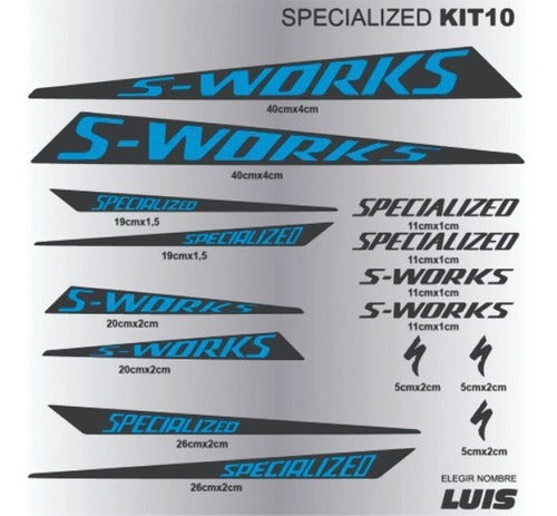 Specialized S-Work Decals Set 1