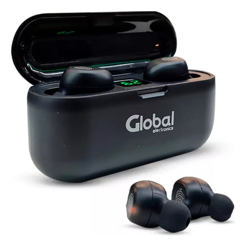 Global Electronics Wireless Bluetooth Earphone TWS06 Black 0