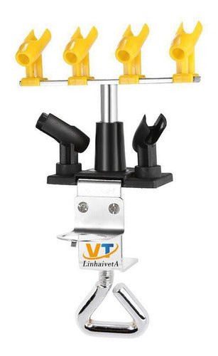 Soporte Para 6 Aerógrafos: Giratorio, Móvil Y Equilibrado 0