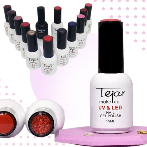 Esmalte Semipermanente Uv/led Tejar X36 Unidades Lefemme 0