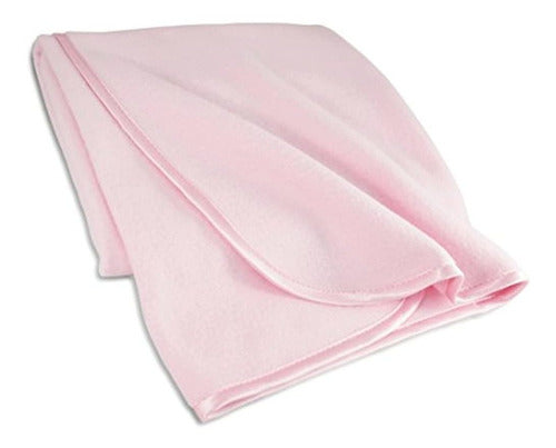 American Baby Company Fleece Blanket Pink 30 X 30 1