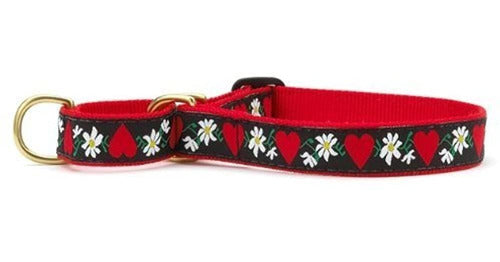 Up Country Hearts Y Flowers Martingale Dog Collar - X-Large 0