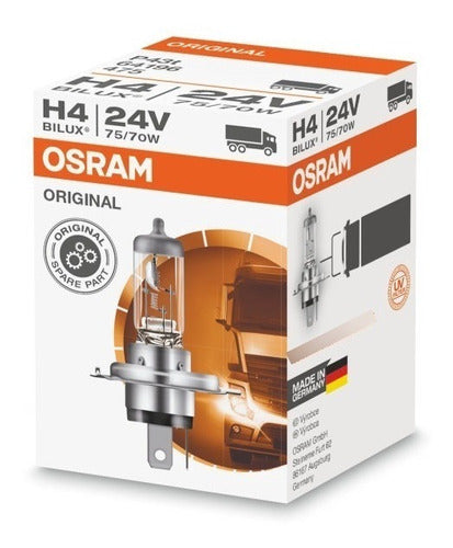 Lámpara Osram H4 24v 75/70w P43t Para Camión Bilux Alemanas 0