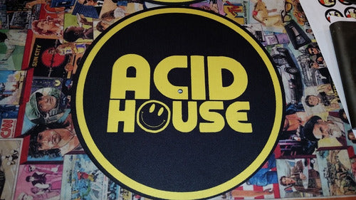 DJPROAUDIO Acidhouse Slipmat Paño Para Bandeja Latex Calidad Djproaudio 6