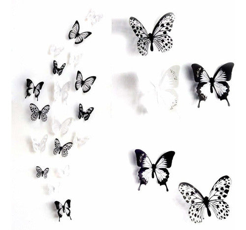 Vinilo Decorativo Pared [0x85bfrg] Mariposas 3d 0