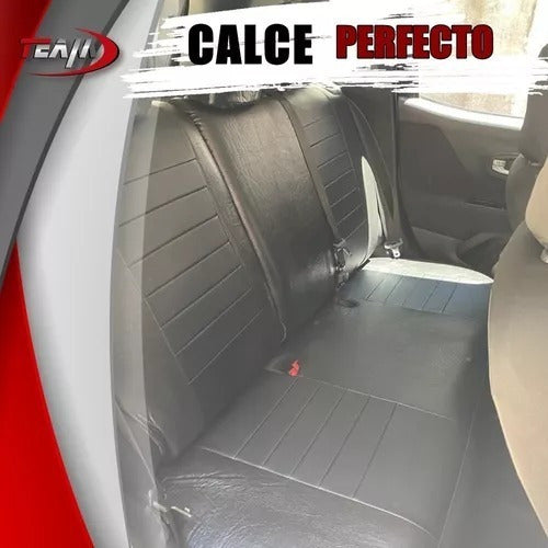 Team Funda Cubre Asiento Cuero Chevrolet Onix Joy 17/19 2