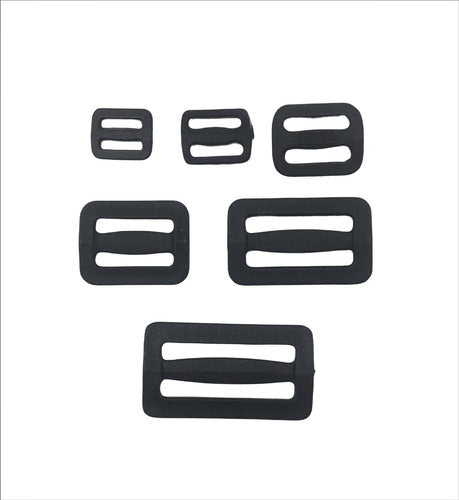 Tip-Top 25mm Backpack Pass-Through Buckles - Pack of 5 0