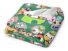 Srichakra Animal Cartoon Crossing Franela Fleece Plush Throw 1