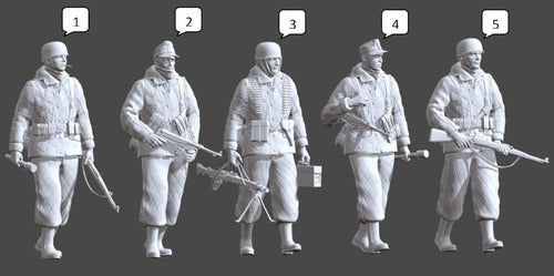 German Paratroopers Mod1 Scale 1/16, (12cm) White 0