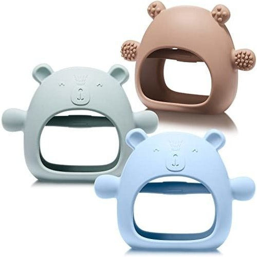 3 Paquetes De Oso De Juguete Para La Denticion Del Bebe 0