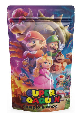 Personalized Mario Bros Candy Bags Souvenir X10 2