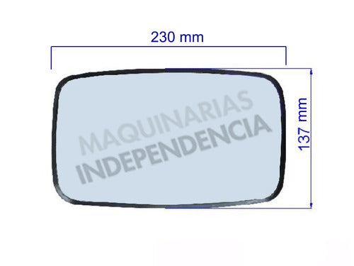 Retrovisor Autoelevador Nissan 137 X 232 Mm Repuestos 1