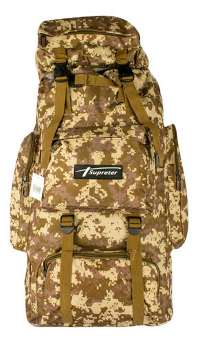 Ferniplast Camouflage Travel Camping Backpack 64cm X 33cm 0