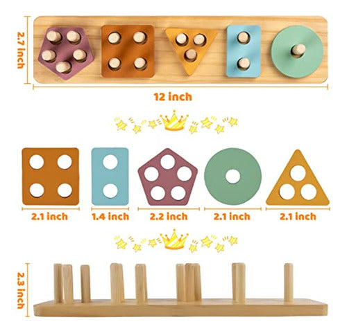 Montessori Toys for Babies 1 Year, Blocks 5