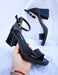 Women's Square Heel Platform Sandals in Eco-Friendly Material 4