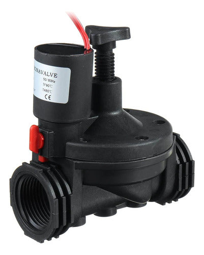 Válvula Solenoide Riego De 1 Pulgada C/controlador De Flujo 0