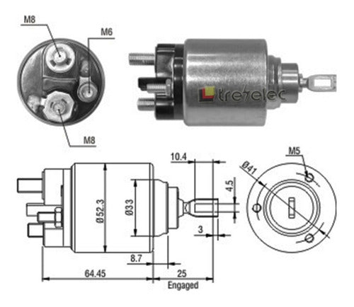 Solenoide Automatico Para Fiesta 95/02 Focus 98/05 T/ Bosch 1