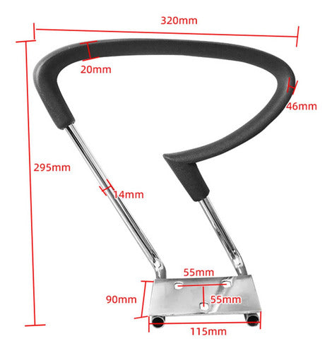 Braços De Cadeira De Escritório 2 Peças, Acessórios De 1
