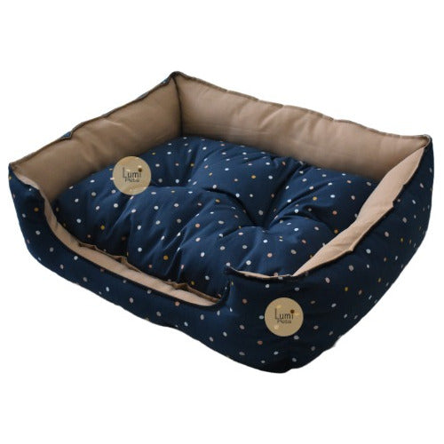 Lumière PetShop Cozy Pet Bed with Stylish Print - Cucha Cama Moises Jack Russell Terrier King Charles Spaniel