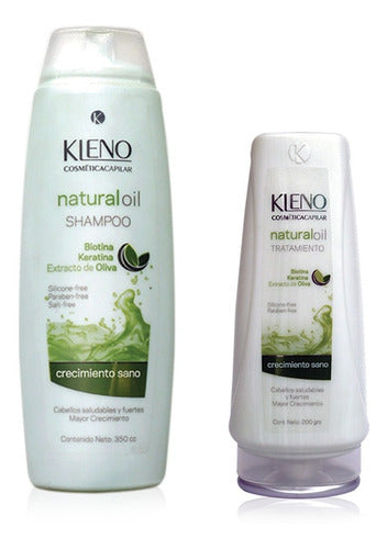 Shampoo + Mascara Kleno Natural Oil Anti Breakage Sulfate-Free 0
