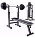 Expert Flat Folding Chest Bank for Weights and Abdominal Bar - El Rey 0