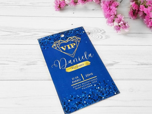 50 Customized VIP Invitations for 15th Birthday Wedding Party 2