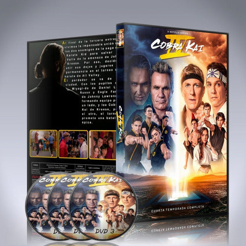 Cobra Kai Temporada 4 Dvd Latino/ingles 0