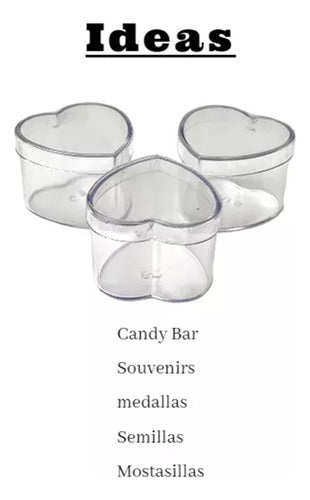 Cien Watts de Ideas 10 Caja Corazón Para Bijouterie Souvenir Candy Bar Golosina 5