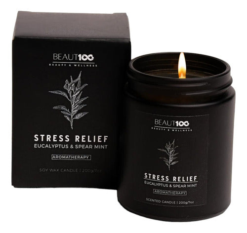 Beaut100 Aromatherapy Candle for Stress Relief 0