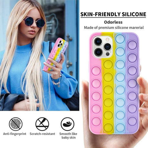 Sensory Push Pop Bubble Toy Para iPhone 12 Pro Max 12 Pro 5