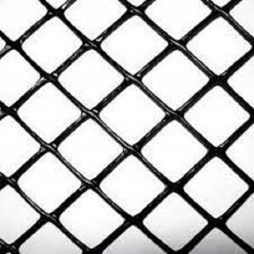 Plastic Mesh Fence - Diamond Pattern 4m x 1.20m Black 3