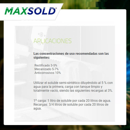 MAXSOLD 4 Liters Machined Refrigerant Soluble Oil 4