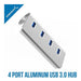 Sabrent Premium 4 Port Aluminum Usb 3.0 Hub (30 1