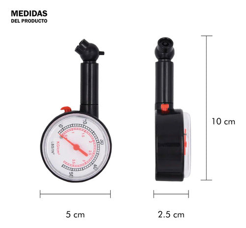 Oregon Tire Pressure Gauge for Auto, Motorcycle, and Bicycle 1