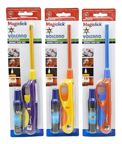 Encendedor De Cocina Magiclick Volcano Recargable Chispero 0