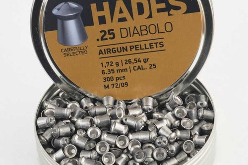 Balines Jsb Hades Diabolo Calibre 6,35 26,54gr Lata X300 1