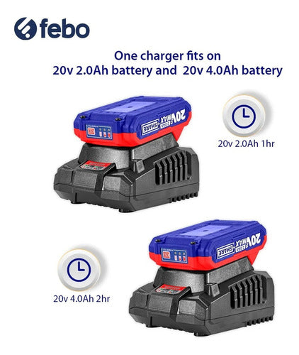 Emtop Battery Charger Base 12V 2Amp EFCR20200 Febo 2