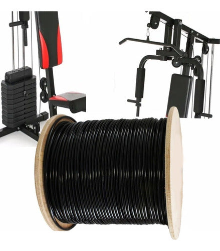 10 Mt  De 5 Mm Cable De Acero Para Gimnasio Servicegym 0