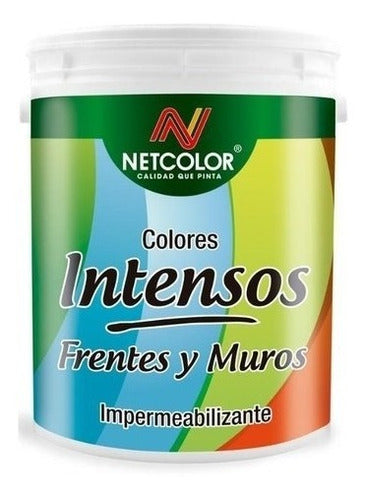 Netcolor Waterproof Paint for Walls and Facades in Colors - 10 Liters 0