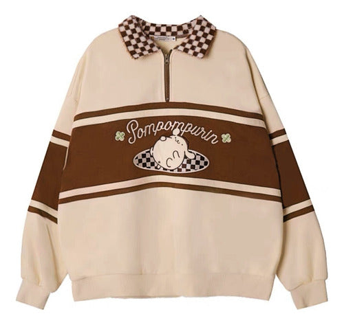 Sanrio Kuromi Pompompurin Original Oversize Cute Sweater 3