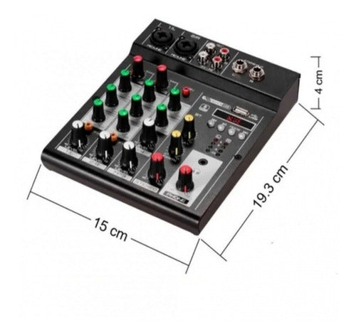 Ross M4U Bluetooth USB Mixer 4 Channels Offer! 1