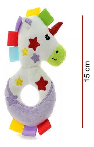 Phi Phi Toys Plush Unicorn Rattle 15 cm 2