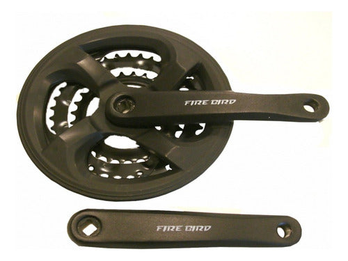 Fire Bird Triple Plate 48-38-28 Black Aluminum 0