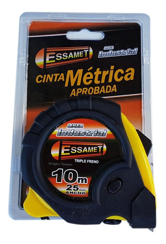 Essamet 10 Metre Professional Tape Measure 25mm 3 Brakes 1